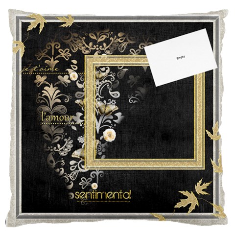 L amour 2 Large Cushion Case Single Sided By Catvinnat Front