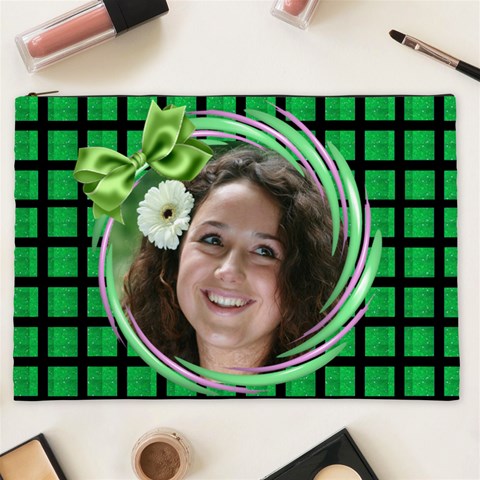 Lovin Green Cosmetic Bag Xxl By Deborah Front