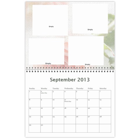 2013 Calendar By Dong Bai Sep 2013