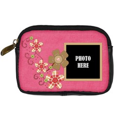 Sock Monkey Love Camera Case 2 - Digital Camera Leather Case Sock Monkey Love Camera Case 2 - Digital Camera Leather Case