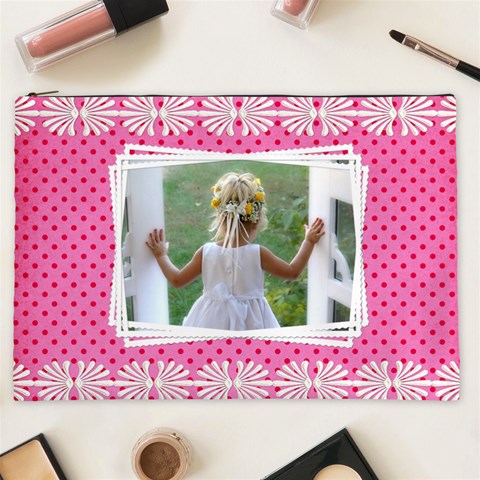 Little Lady Cosmetic Bag Xxl By Deborah Front