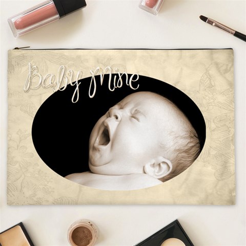 Precious Baby Mine Xxl Cosmetics Bag By Catvinnat Front