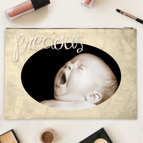 Precious Baby Mine Xxl Cosmetics Bag By Catvinnat Back