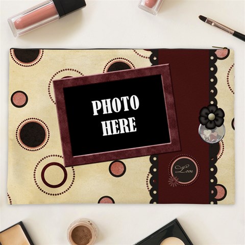 You ve Stolen My Heart Xxl Cosmetic Bag 1 By Lisa Minor Back