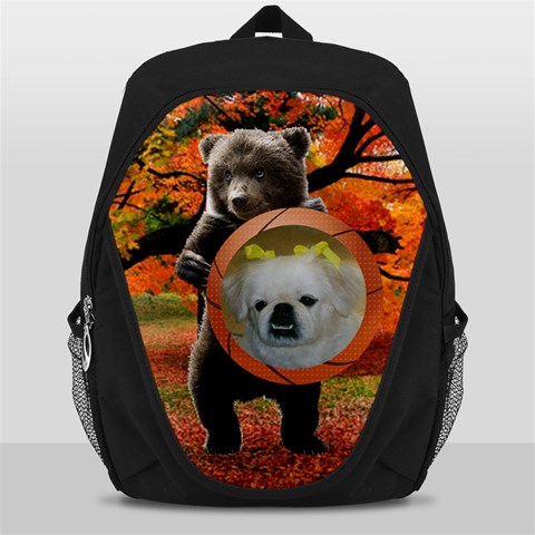 Bear Backpack Bag By Kim Blair Front