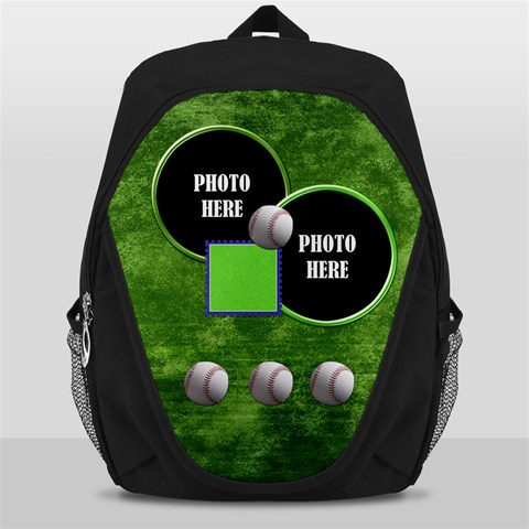 Wkm School Baseball Backpack By Lisa Minor Front