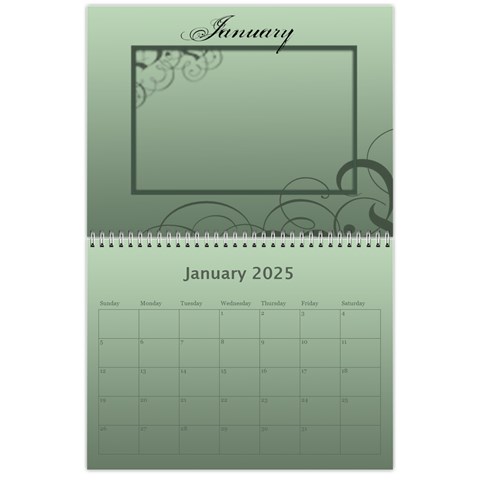Calendar 2025 By Carmensita Jan 2025