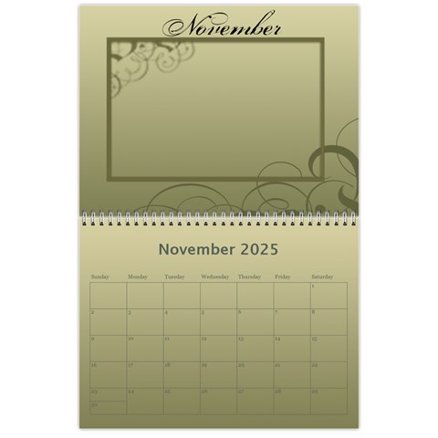 Calendar 2025 By Carmensita Nov 2025