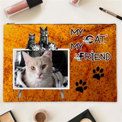 My Cat, My Friend XXL Cosmetic Bag - Cosmetic Bag (XXL)