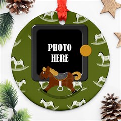 My Christmas Pony Ornament 2 - Ornament (Round)