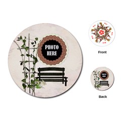 Botanical Wonderland Round Playing Cards - Playing Cards Single Design (Round) Botanical Wonderland Round Playing Cards - Playing Cards Single Design (Round)