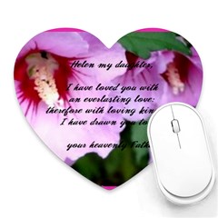 edith - Heart Mousepad