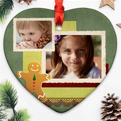 xmas - Heart Ornament (Two Sides) xmas - Heart Ornament (Two Sides)
