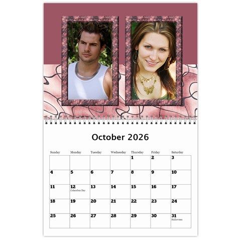 My Family Memories Wall Calendar By Deborah Oct 2026
