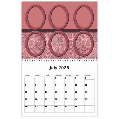 My Family Memories Wall Calendar By Deborah Jul 2026