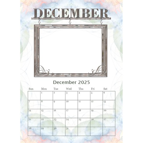Pretty Desktop Calendar 6 x8 5  By Lil Dec 2025
