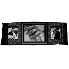 Black And White Body Pillow Case