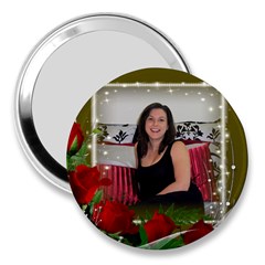 Red Roses 3  Handbag Mirror
