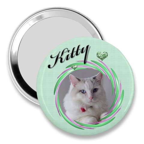 Kitty 3  Handbag Mirror By Deborah Front