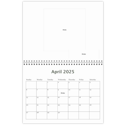 Cupcake Lemon Frosting 2025 Calendar By Catvinnat Apr 2025