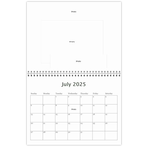 Cupcake Lemon Frosting 2025 Calendar By Catvinnat Jul 2025