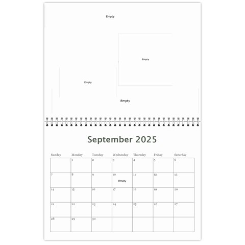 Cupcake Lemon Frosting 2025 Calendar By Catvinnat Sep 2025