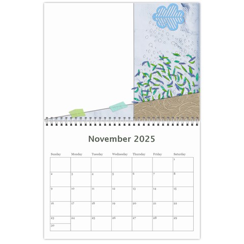 Calendar 2025 By Zornitza Nov 2025