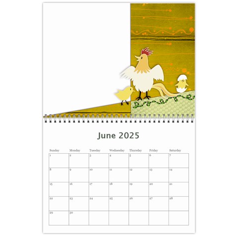 Calendar 2025 By Zornitza Jun 2025