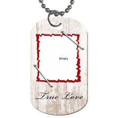 us - Dog Tag (One Side)