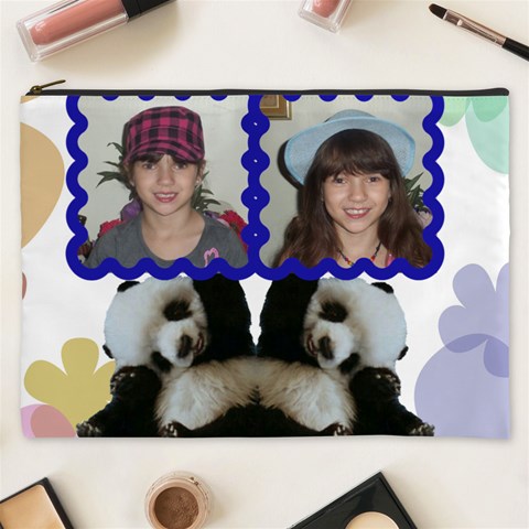 Panda Bear Cosmetic Bag (xxxl) 2 Sides By Kim Blair Front