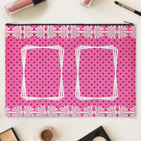 Little Lady Cosmetic Bag (xxxl) By Deborah Back
