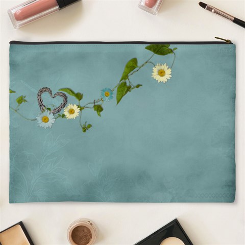 Timeless Cosmetic Bag (xxxl)  By Picklestar Scraps Back