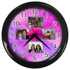 Pink Disco Wall Clock