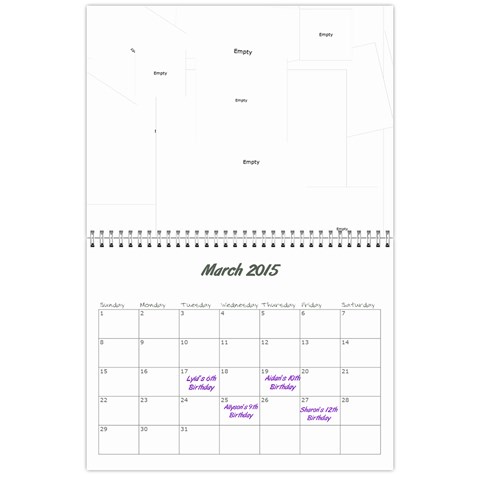 Aj Calendar By Marisa Russo Mar 2015