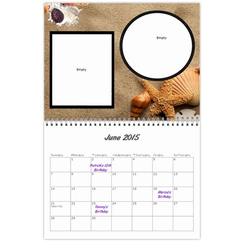 Aj Calendar By Marisa Russo Jun 2015