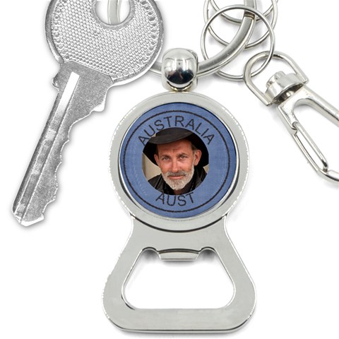 Aust Bottle Opener Key Chain By Deborah Front