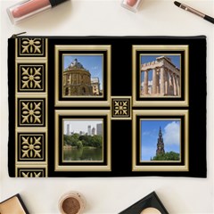 Black and gold Cosmetic Bag XXXL - Cosmetic Bag (XXXL)