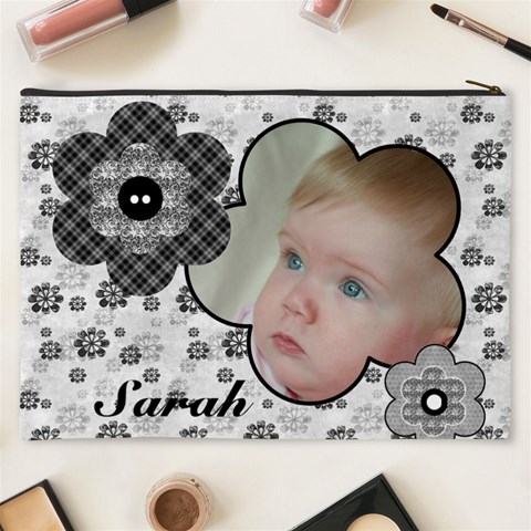 Black And White Selection Cosmetic Bag Xxxl By Deborah Back