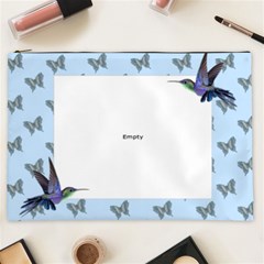 Butterflies and humming birds cosmetic Bag (XXL) 2 sides Butterflies and humming birds cosmetic Bag (XXL) 2 sides