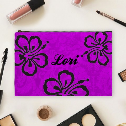 Pretty Florida Cosmetic Bag By Lori Mckee Front