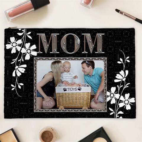 Mom Pretty Xxl Cosmetic Bag By Lil Front