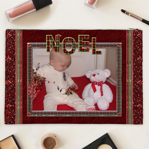 Christmas Xxl Cosmetic Bag By Lil Back