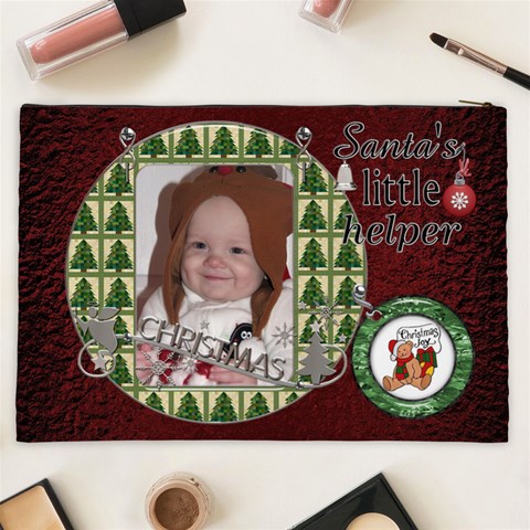 Grandmas Christmas Xxl Cosmetic Bag By Lil Back