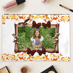 Butterfly boarder Cosmetic Bag (XXXL) 2 sides - Cosmetic Bag (XXL) Butterfly boarder Cosmetic Bag (XXXL) 2 sides - Cosmetic Bag (XXL)