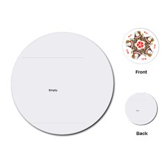 wedding - Playing Cards Single Design (Round) wedding - Playing Cards Single Design (Round)