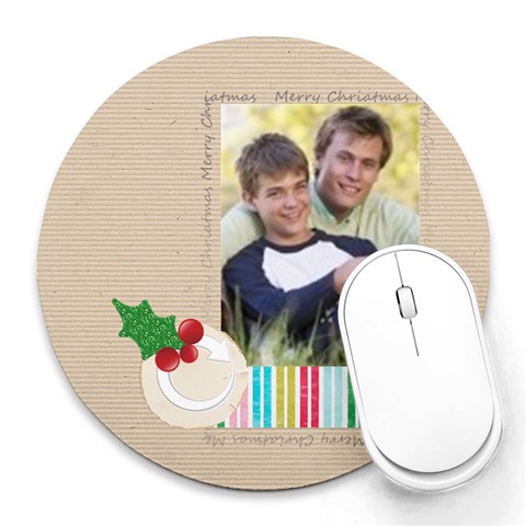 Kids By Joely 8 x8  Round Mousepad - 1