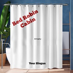 robin shower curtain - Shower Curtain 60  x 72  (Medium)