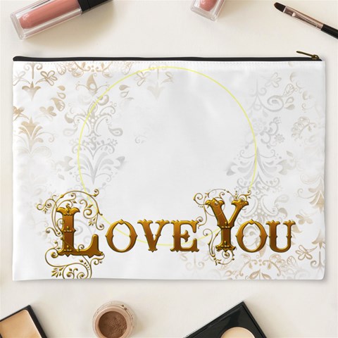 Forever Friends  Xxxl  Gift Cosmetics Bag By Catvinnat Back