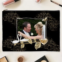Twin Swans  Xxxl  Gift Cosmetics Bag