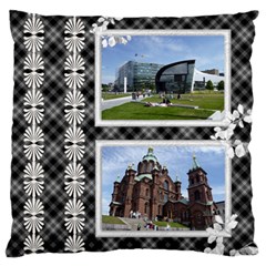 Black and white Large Cushion Case (2 sided) (5 styles) - Large Cushion Case (Two Sides) Black and white Large Cushion Case (2 sided) (5 styles) - Large Cushion Case (Two Sides)